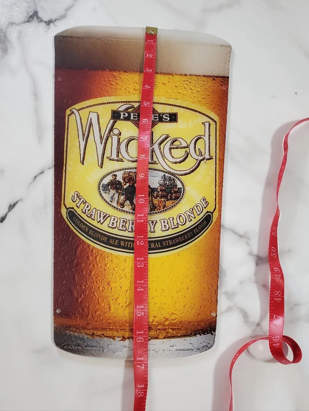4 Vintage Pete's Wicked Signs Strawberry Blonde, Summer, Oktoberfest & Winter